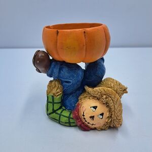 Yankee Candle Scarecrow Dance Tea Light Votive Holder - Fall Thanksgiving